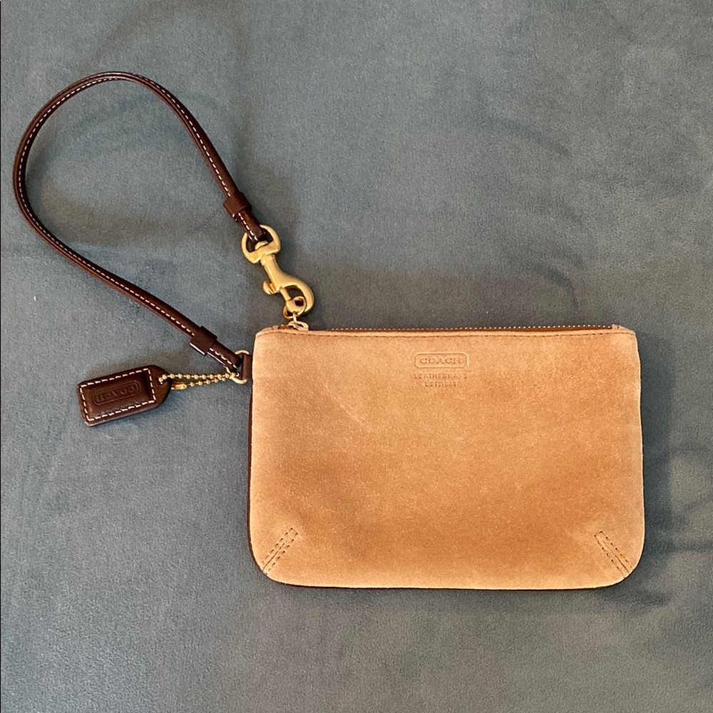 Coach Light Brown Wristlet